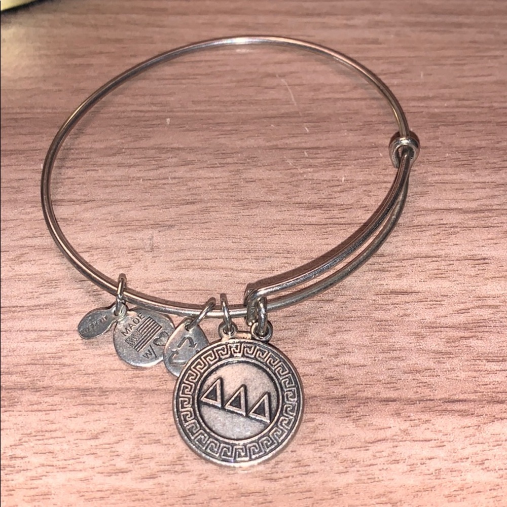 Alex and Ani bracelet with Tri Delta charm